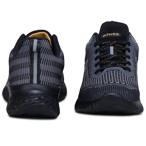 Image of ATHCO Mens Vivid Super Comfortable Insole Shoes|Running|Walking|Training|Gym|Jogging|Sneaker|Athletic|Laceup|Flexible|Lightweight|Dailyuse|Sports|Casual|ExtraSoft|Fitness|Gents Boys