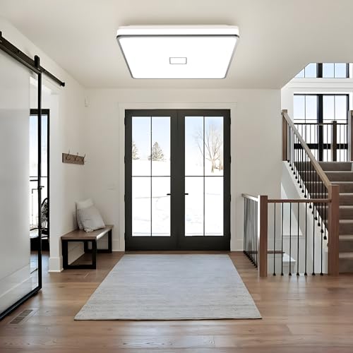 Plafón LED 24W de 32,5 cm de diámetro blanco neutro 4000K para techo 6