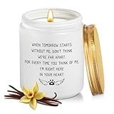 Dog & Cat Memorial Gifts - Vanilla Scented Pet Remembrance Candle, Sympathy Gift for Loss of Pet Bereavement Condolence Gift