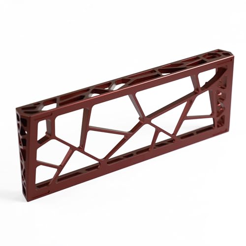 YMDK 60% Hollow60 V3 GH60 Gabinete de aluminio para teclados mecánicos compatible con Wooting60HE, Poker2, Pok3r, DZ60, YD60MQ, GK61, GK64, DK64, similar a Holy60 (Rojo anodizado) miniatura 4