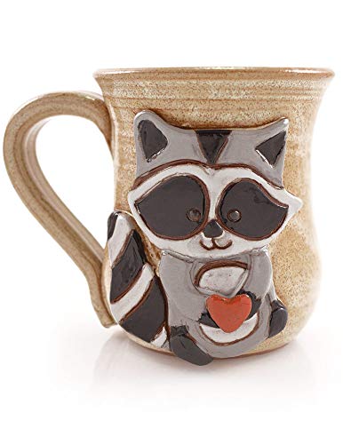 Taza Love Bandit de cerámica artesanal 14 oz miniatura 1