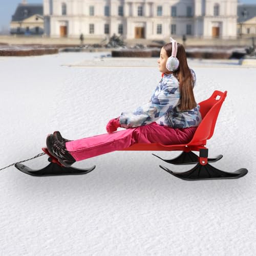 Luge de course de neige pour vos sorties en famille à la montagne