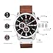 BUREI Reloj de Hombre cronógrafo Vintage marrón Correa de Cuero multidial Calendario Impermeable Reloj de Cuarzo simulado clásico Deportivo para Hombre Regalo Imagen de BUREI Reloj de Hombre cronógrafo Vintage marrón Correa de Cuero multidial Calendario Impermeable Reloj de Cuarzo simulado clásico Deportivo para Hombre Regalo