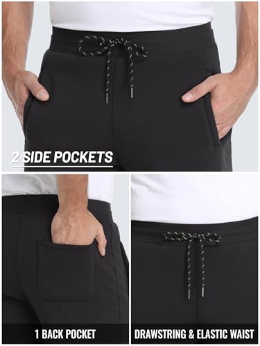 TACVASEN Men's Fleece Winter Pants Warm Sherpa Lined Sweatpants Heavyweight Thermal Lounge Athletic Track Joggers4