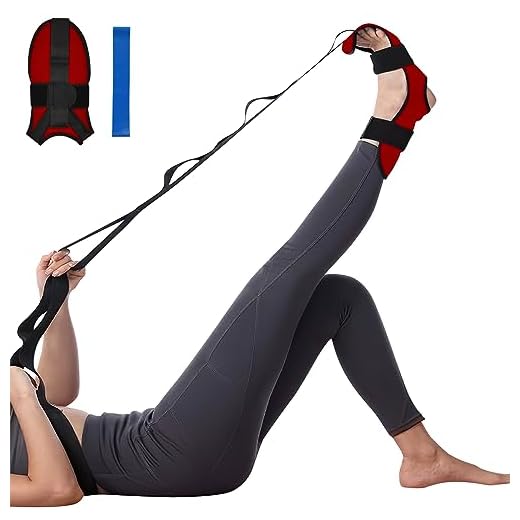 Flintronic Cinturón Elástico De Yoga y Resistencia - Correa De Tobillo para Piernas - Banda De Anillo para Pilates, Yoga, Fitness
