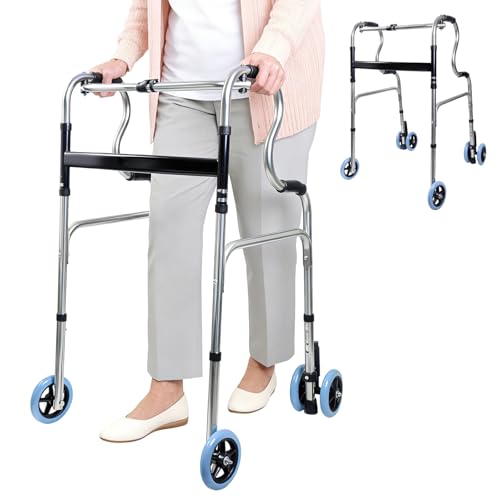 lefeke 歩行器 折りたたみ可能 歩行車 椅子 ブレーキ付 耐荷重150Kg Amazon | lefeke 歩行器 折りたたみ 歩行車 室内室外兼用 立ち上がり