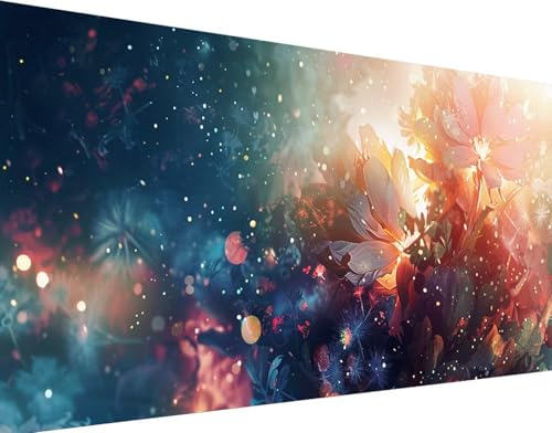 Peinture Diamant Fleur 5D Broderie Diamant Kit Complet 70x140cm