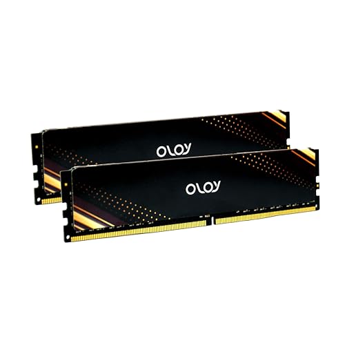 Image of OLOy DDR4 RAM 16GB (2x8GB) Black Saturn 2400 MHz CL17 1.2V 288-Pin Desktop UDIMM (MD4U0824170BB1DA)