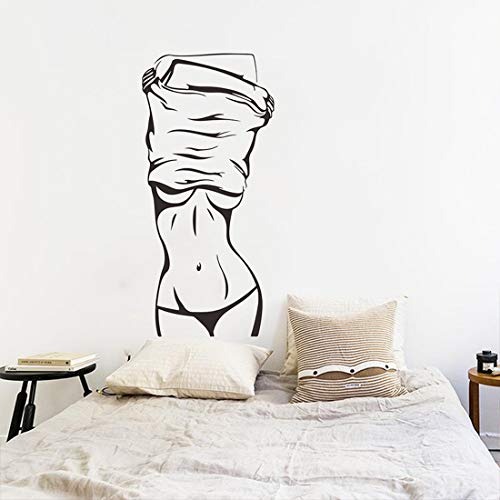 Wall Stickers Decor-Great for Room,Livingroom,Walls,Kitchen?Bedroom and More, Wall Stickers Decals (Undressing Beauty)