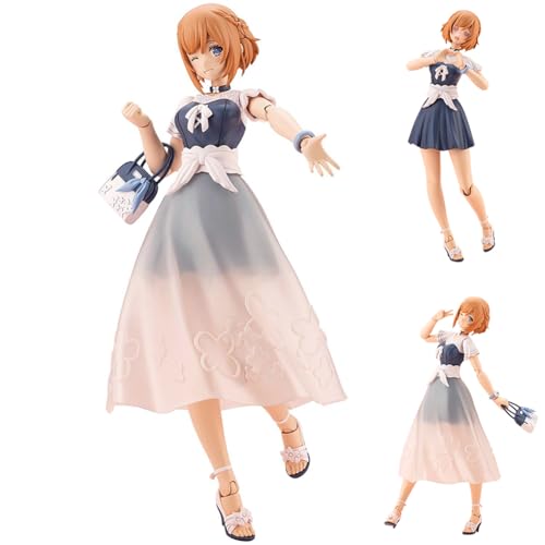 Noowye Arcanadea-Lumitea Figura de acción de anime Figura de ilustración - Articulaciones móviles Original Estatua de Pintura con Accesorios PVC Modelo DIY Kit Regalo 16 cm