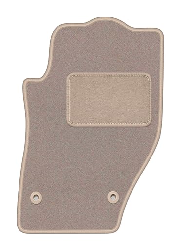 Tapis conducteur antidérapant beige Peugeot 308 CC velours anti-glisse