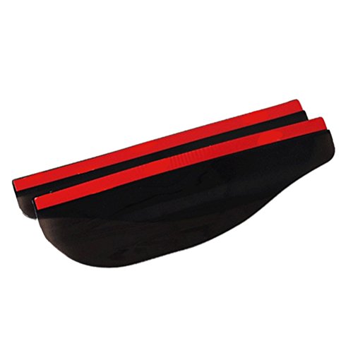 Yahpetes Car Rear View Mirror Sticker Rain Eyebrow 2 Pcs Car Rain Visor