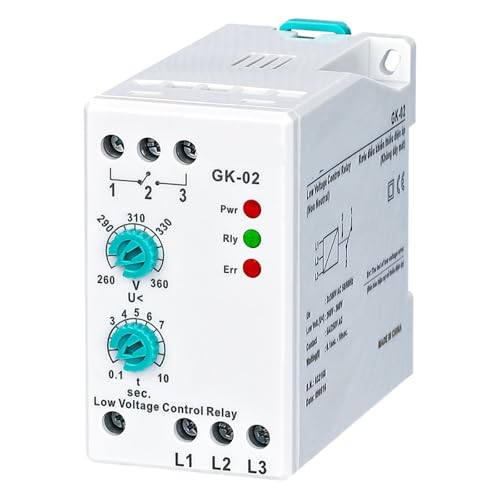 Relais de protection analogique réglable basse tension GK-02 3x380V