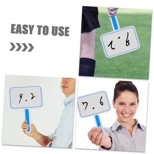 Pizarra de puntuación blanca con un lado para escribir miniatura 5