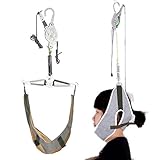 Over Door Hanging Neck Cervical Traction Device Kit Stretch Gear Brace Pain Relief Chiropractic Rela by STCorps7