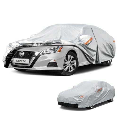 Image of GUNHYI 6 Layers Car Cover Custom Fit Nissan Altima (1998-2026) Waterproof All Weather, Heavy Duty Outdoor Snow Sun Rain Uv Protection (Ships from US Warehouse, Delivery 3-8 Days)
