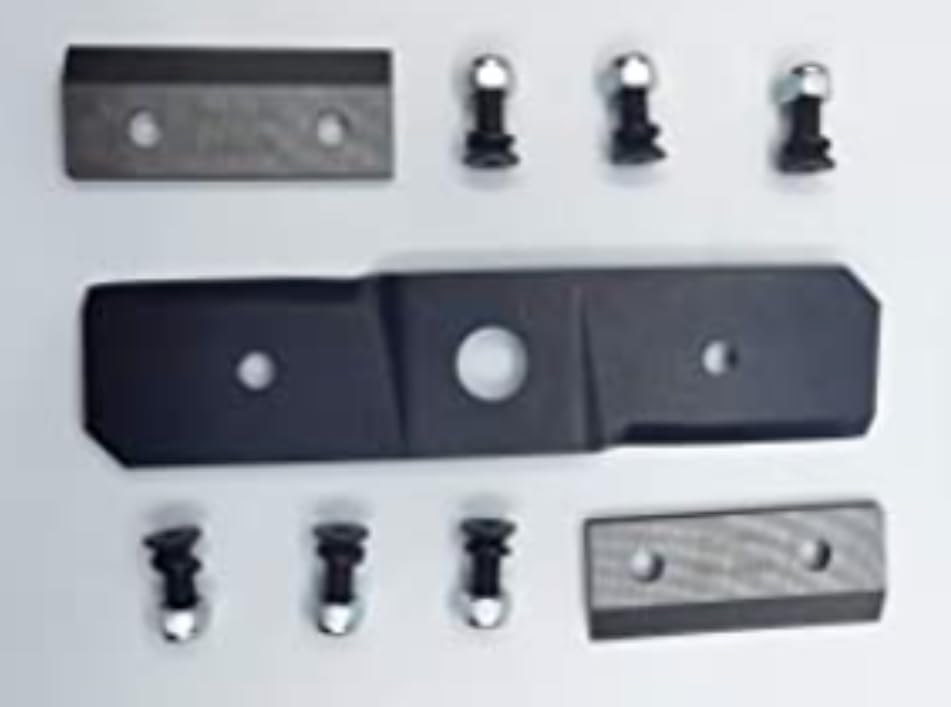 GreatshowGreatshow 742-0571 -1PK 781-0490-2PK 710-1054-3PK Chipper Blade Kit with Fasteners Fits for Craftsman/Troy-Bilt/MTD/Yard Machines Impeller Shredder Chipper Shredder Parts