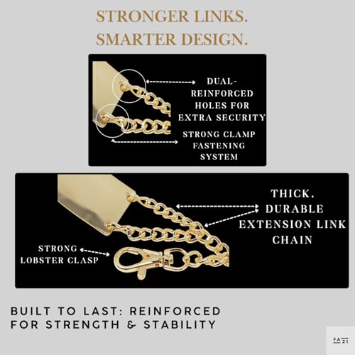 Fashion 21 Women's Shiny Polished Adjustable Metal Mirror Waist Belt Gold, Rose Gold, Silver Tone4