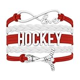 Hockey Charm Bracelet, Hockey Jewelry- Girls Hockey Bracelet- Perfect for Hockey Players