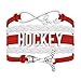 Hockey Charm Bracelet, Hockey Jewelry- Girls Hockey Bracelet- Perfect for Hockey Players