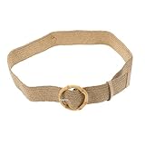 Homoyoyo Boho Webgürtel Damen Gepolsterter Taillengürtel Geflochten Pp Kunststoff...