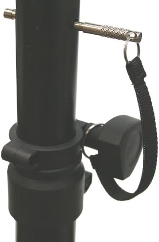American Sound Connection ASC Pro Audio Mobile DJ PA Speaker Stand 6 Foot Adjustable Height Tripod with Adapter Bracket