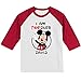Personalized Mickey's 2nd Birthday Shirt | Handmade Decorated Shirt | Personalized with Name and Age | Unisex 3/4 Sleeve Raglan T-Shirt