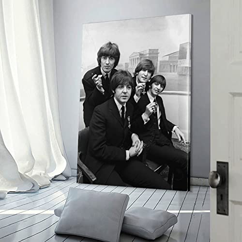 Poster de groupe de rock britannique The Beatles cool Art Poster à suspendre Peinture décorative rétro Art mural… - Les Beatles, Paul McCartney, John Lennon, RIngo Starr, George Harrison Poster de groupe de rock britannique The Beatles cool Art Poster à suspendre Peinture décorative rétro Art mural… – Image 4