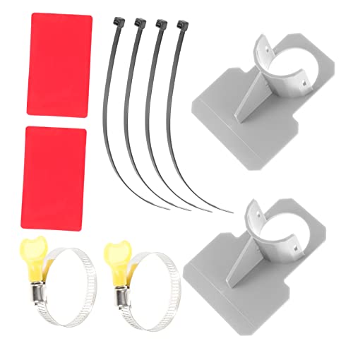 CAXUSD Swimming Pool Holder 1 Set Pool Pipe Holder Plastic Hose Support Cable Tie Clamps