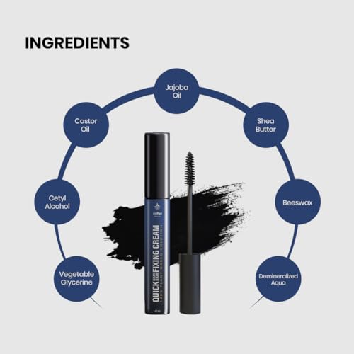 Image of Quick Gray Hair Touch Up Stick 4.5ml | Instant Grey Hair Fixing Cream for Men & Women | Natural Black Root Touch Up | Semi-Permanent Grey Coverage | Enriched with Castor, Jojoba & Shea Butter