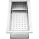 BLANCO Resteschale Edelstahl | 420 x 200 mm | Gelocht