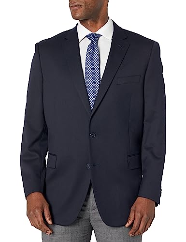 Palm Beach Men's Plus Size Executive Fit Performance Wrinkle Rebound Suit Separate Coat