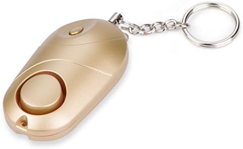Siren Song Alarm Keychain, XORXL 130db Portable Safe Sound Personal Alarm Keychain for Women, Personal Safety Alarm for Women, Children, Elders (Gold)