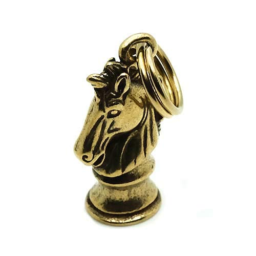 Amazon.co.jp: [BRASS STORE] ダブルリング付き 真鍮製 キーホルダー