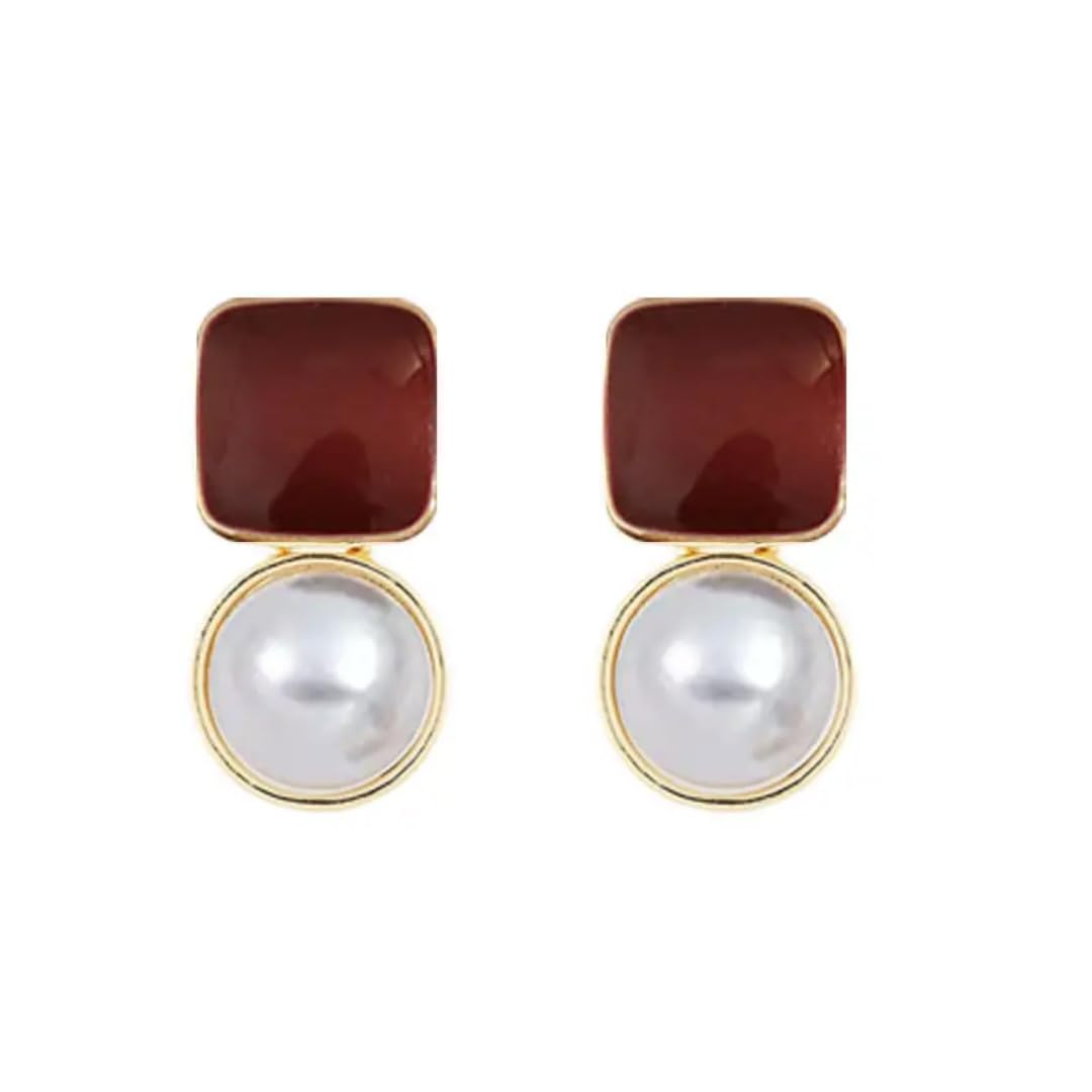 Dazzling Drips Colored Earrings – Vibrant Gold-Plated Dangling Earrings for Women | Stylish & Trendy Earrings for Girl-image-33