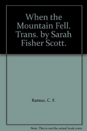 When the Mountain Fell. Trans. by Sarah Fisher ... B004TJ0IAK Book Cover