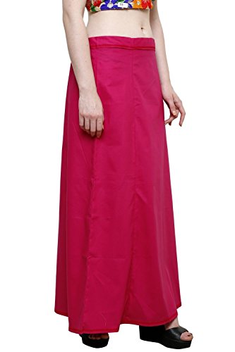 Image of Pistaa's combo of Women's Cotton Best Plain Solid Indian Readymade Inskirt Saree petticoats