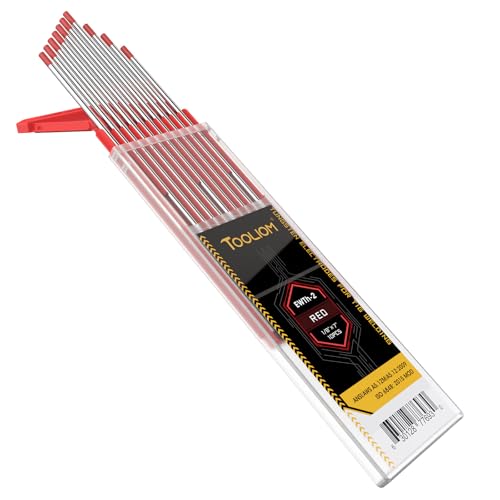 TOOLIOM TIG Tungsten Welding Tungsten Electrodes Tungsten 1/8