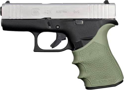 Hogue HandAll Beavertail Rubber Grip Sleeve for Glock 43X, 43XMOS, 48