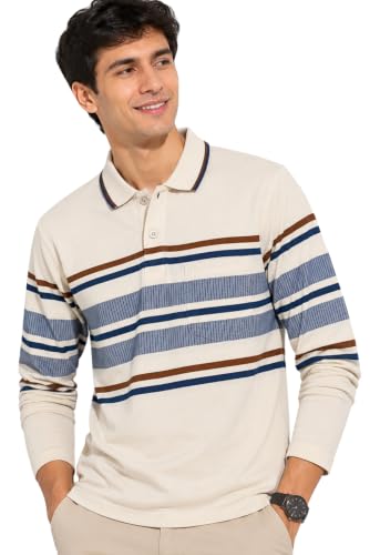 Image of SANE ORIGINALS Full Sleeves Textured Polo Tshirt for Men with Pocket || Long Sleeves Collar and Pocket T-Shirt for Men