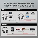 OneOdio Wired Over Ear Headphones Hi-Res Studio Monitor & Mixing DJ Stereo Headsets with 50mm Drivers and 1/4 to 3.5mm Jack for AMP Computer Recording Podcast Keyboard Guitar Laptop - Black - Image 3