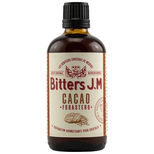 Bitters J.M Cacao 48,6% Vol. – Premium Kakaobitter aus Martinique | Edle Spirituose mit feinen...