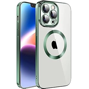 Doorzichtige Magnetic Case voor iPhone 11 Pro, Compatibel met MagSafe, Militaire Standaardbescherming, Krasbestendig, Schokbestendig Hoesje voor iPhone 11 Pro, Groen