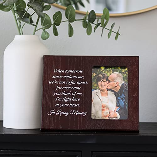 Elegant Signs Memorial Picture Frame - Keepsake Plaque That Holds A 4X6 Photo - Sympathy Gift To Tribute The Loss Of A Loved One #TOP5