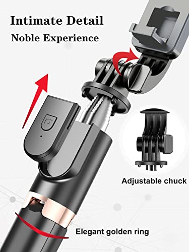 Yeaki Stable Selfie Stick Tripod With Fill Light, Bluetooth Wireless Remote With Switch, For Iphone 13/12/11/Xs Max/8/7, Samsung Galaxy S21/S20/S10/S10+, Google Pixel 5A/5/4 Xl/4, Huawei P40/ P30 Pro #TOP2