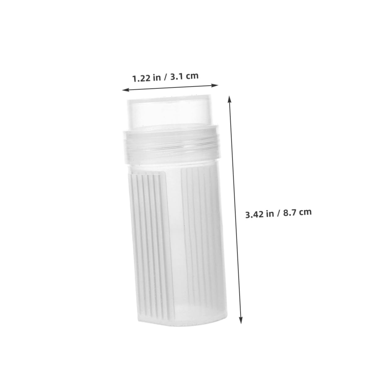 Veemoon 2Pcs High Clarity Staining Jars for Microscope Slides Laboratory Slide Drying Rack Plastic Staining Container with Lid for Lab Microscope Supplies
