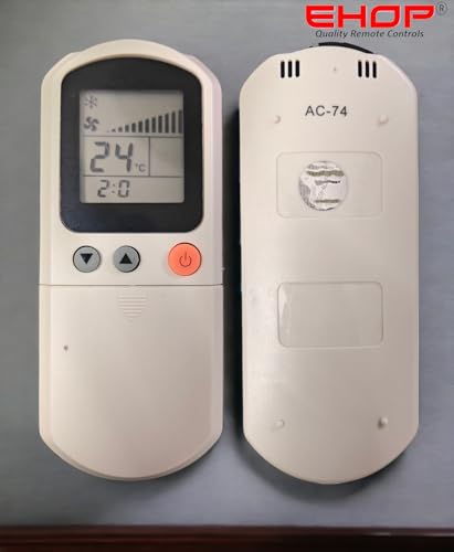 Image of Ehop Compatible Remote Control for Voltas AC AC-74 AKT-YK2 G4A (Please Match Image with Your Orginal Remote Exactly Same Remote Will Only Work)