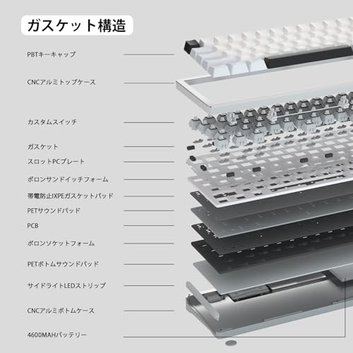 YUNZII AL71 メカニカルキーボード の商品画像 6