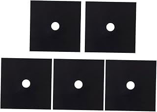 CAXUSD 5 Pçs Placa De Fogão De Forno A Gás Protetores De Fogão A Gás Capas De Queimador Para Fogão A Gás Capas De Queimador De Gás Capas De Fogão Capas De Queimador De Fogão Almofada De