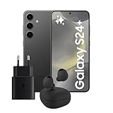 Samsung Galaxy S24+ Smartphone AI, Caricatore incluso, Display 6.7'' QHD+ Dynamic AMOLED 2X, RAM 12GB, 256GB, Onyx Black + Galaxy Buds2 Pro Cuffie Bluetooth True Wireless Graphite